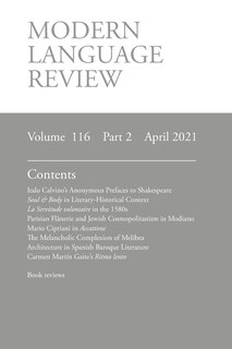 Couverture_Modern Language Review (116