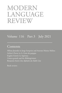 Front cover_Modern Language Review (116