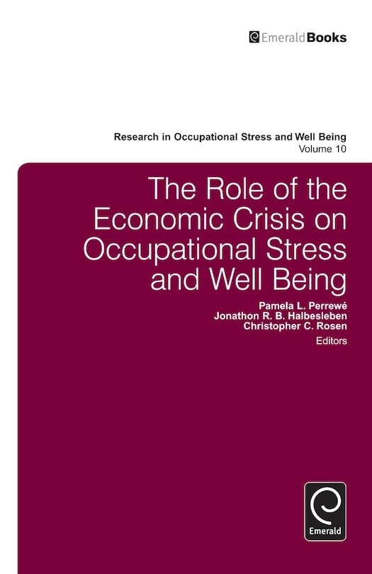 Couverture_The Role of the Economic Crisis on Occupational Stress and Well Being