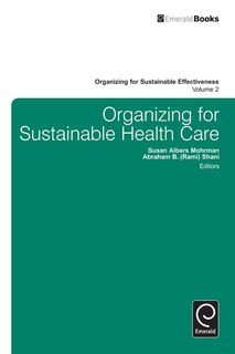 Front cover_Organizing for Sustainable Healthcare