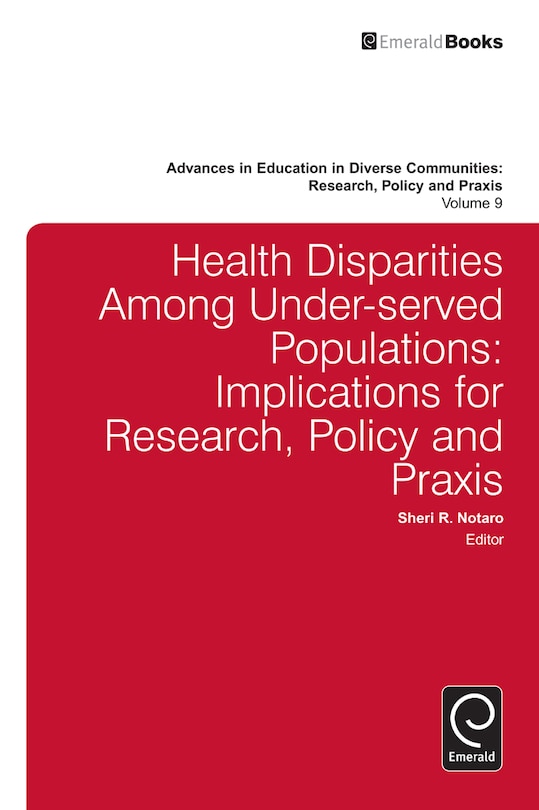 Front cover_Health Disparities Among Under-served Populations