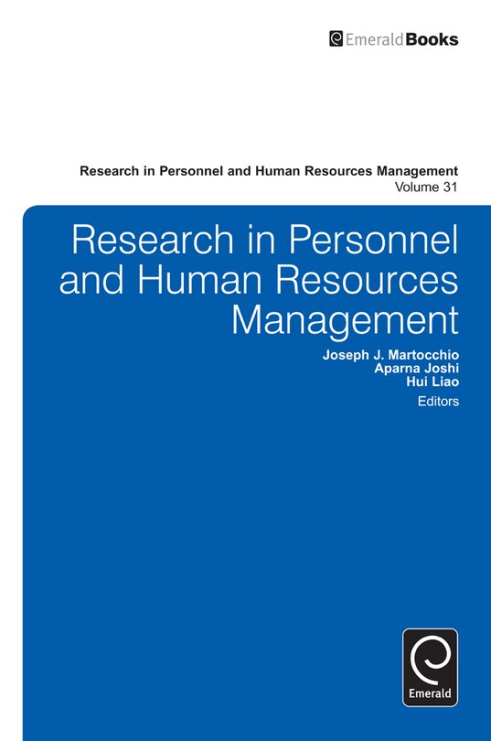 Couverture_Research in Personnel and Human Resources Management