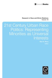 Front cover_21st Century Urban Race Politics