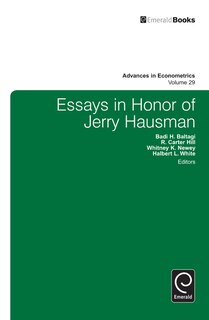 Couverture_Essays in Honor of Jerry Hausman