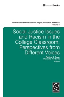 Couverture_Social Justice Issues and Racism in the College Classroom