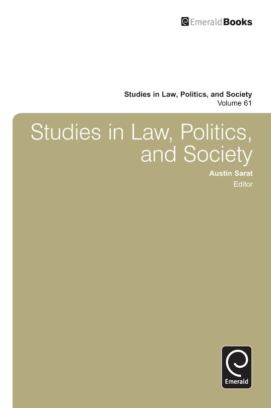 Front cover_Studies in Law, Politics, and Society