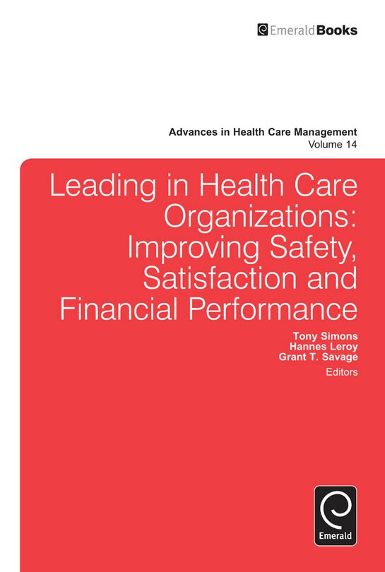 Couverture_Leading In Health Care Organizations