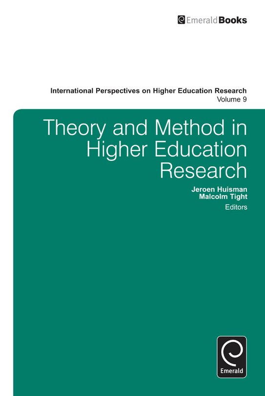 Couverture_Theory and Method in Higher Education Research