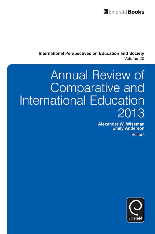 Couverture_Annual Review of Comparative and International Education 2013