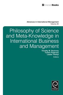 Front cover_Philosophy of Science and Meta-Knowledge in International Business and Management