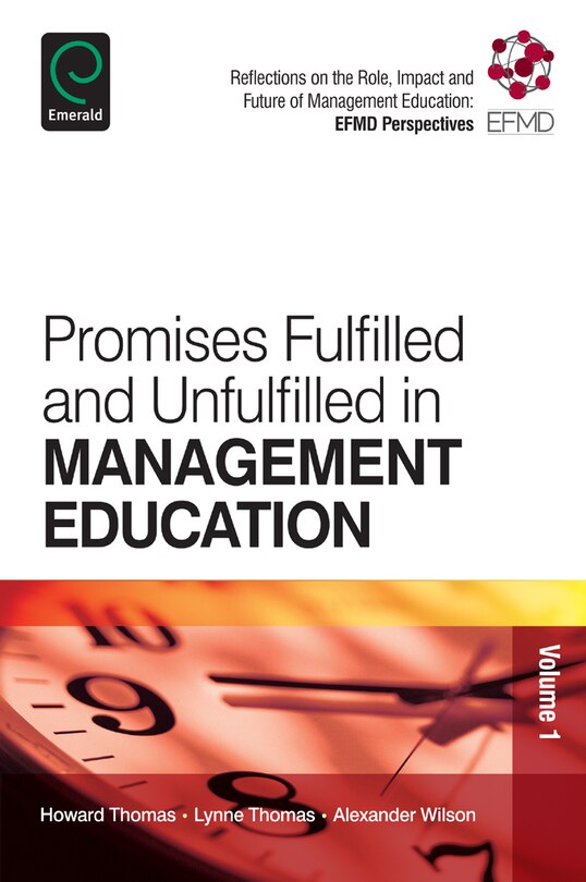 Front cover_Promises Fulfilled and Unfulfilled in Management Education