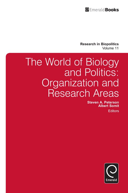Couverture_The World of Biology and Politics