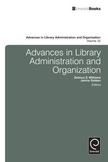 Front cover_Advances in Library Administration and Organization