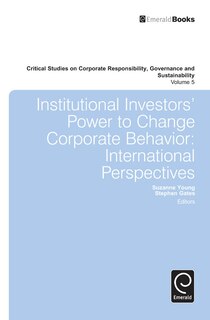 Couverture_Institutional Investors' Power to Change Corporate Behavior