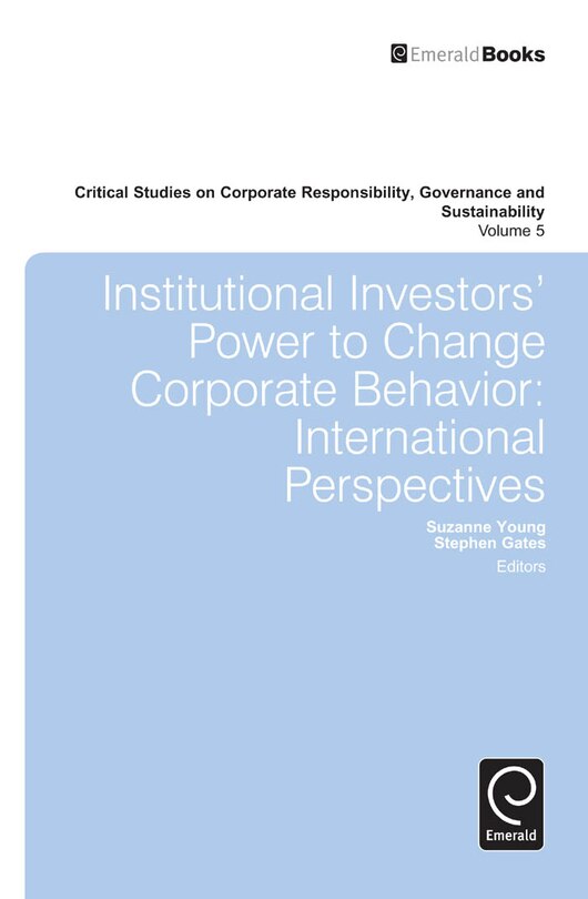 Couverture_Institutional Investors' Power to Change Corporate Behavior