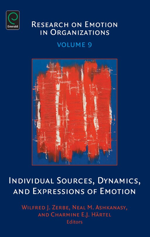 Couverture_Individual sources, Dynamics and Expressions of Emotions