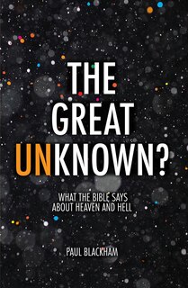 Front cover_The Great Unknown?
