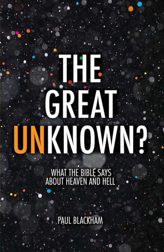 Front cover_The Great Unknown?