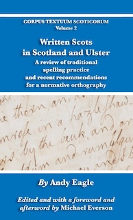 Front cover_Written Scots in Scotland and Ulster