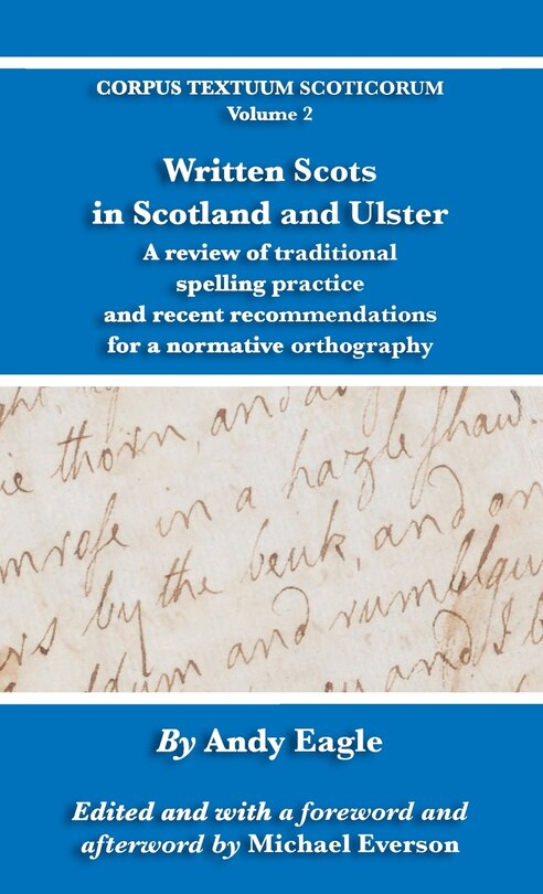 Front cover_Written Scots in Scotland and Ulster