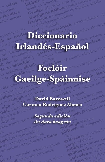Front cover_Diccionario Irlandés-Español - Foclóir Gaeilge-Spáinnise