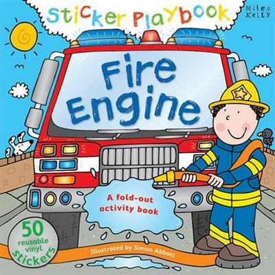 Sticker Playbk Fire Engine