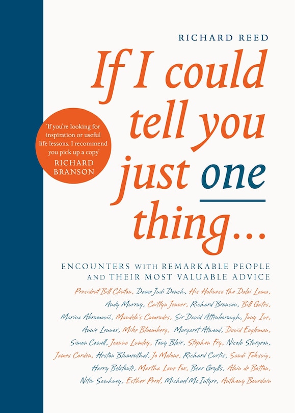 Front cover_If I Could Tell You Just One Thing. . .