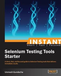 Front cover_Instant Selenium Testing Tools Starter