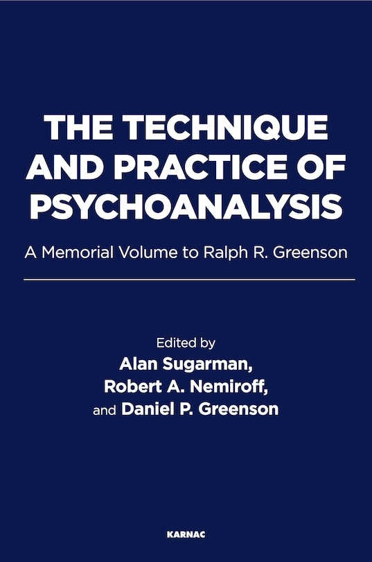 Front cover_The Technique And Practice Of Psychoanalysis