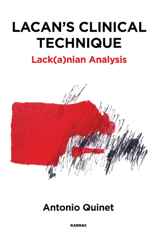 Couverture_Lacan's Clinical Technique