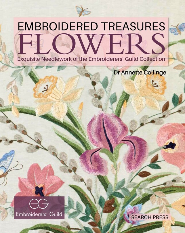 Front cover_Embroidered Treasures: Flowers