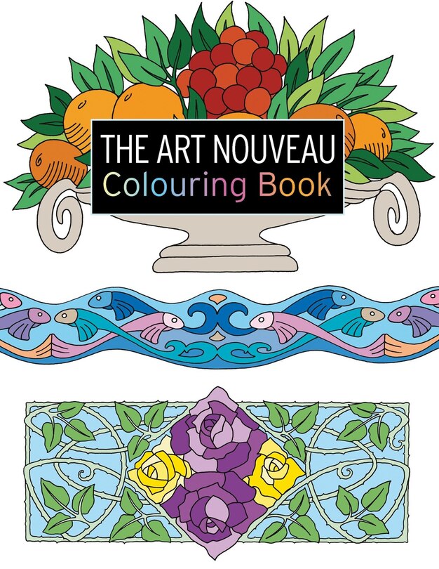 Couverture_Art Nouveau Colouring Book, The