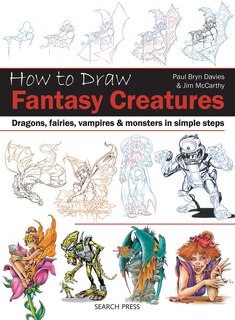 Front cover_How To Draw Fantasy Creatures In Simple Steps