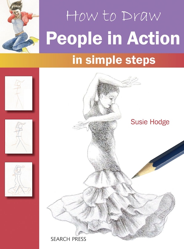 Front cover_How to Draw People in Action in Simple Steps
