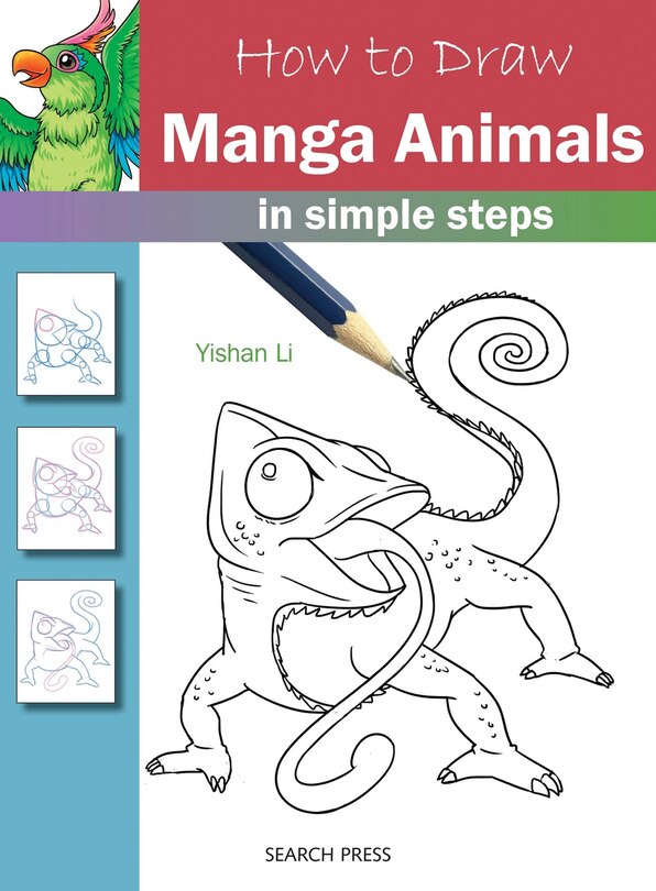 Front cover_How to Draw Manga Animals in Simple Steps