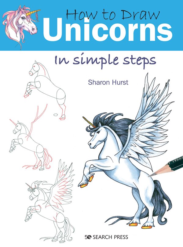 Front cover_How to Draw Unicorns in Simple Steps
