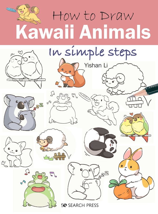 Front cover_How To Draw Kawaii Animals In Simple Steps