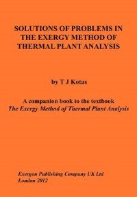 Couverture_Solutions Of Problems In The Exergy Method Of Thermal Plant Analysis