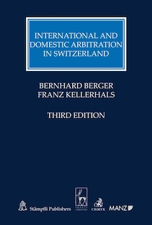 Front cover_International and Domestic Arbitration in Switzerland