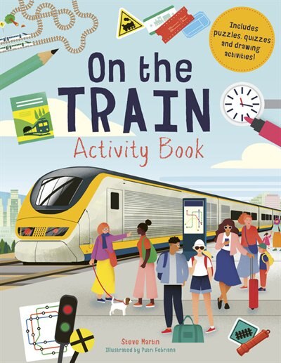 Front cover_On The Train Activity Book
