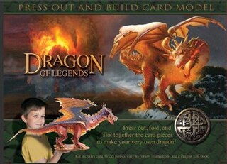 PRESS OUT AND BUILD CARD DRAGON
