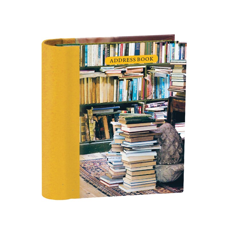 At Home with Books Mini Hardback Address Book