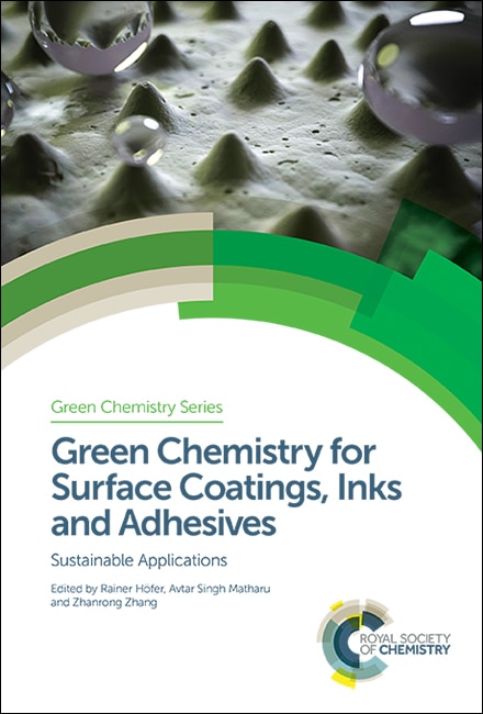 Couverture_Green Chemistry For Surface Coatings, Inks And Adhesives