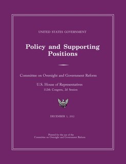 Couverture_United States Government Policy and Supporting Positions 2012 (Plum Book)