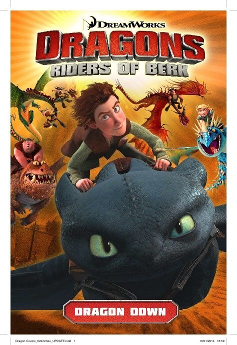 Front cover_Dragons Riders of Berk: Dragon Down