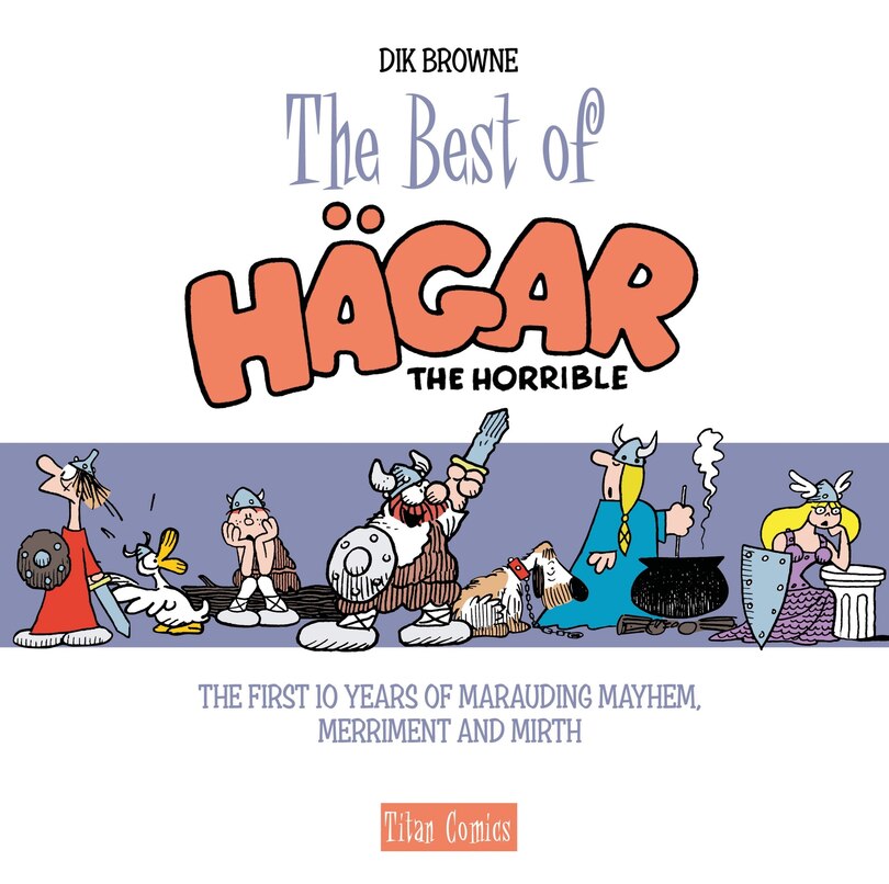 Front cover_The Best Of Hagar The Horrible (the First 10 Years)