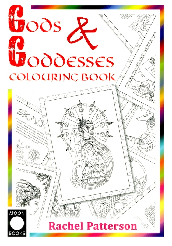 Front cover_Moon Books Gods & Goddesses Colouring Book