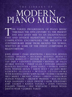 Front cover_The Library Of Modern Piano Music
