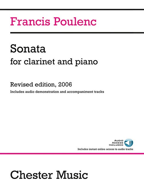 Couverture_Sonata for Clarinet and Piano