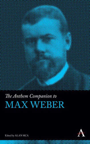 Front cover_The Anthem Companion to Max Weber